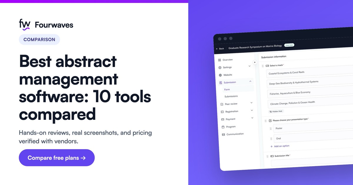 Best abstract management software: 10 tools compared (2026)