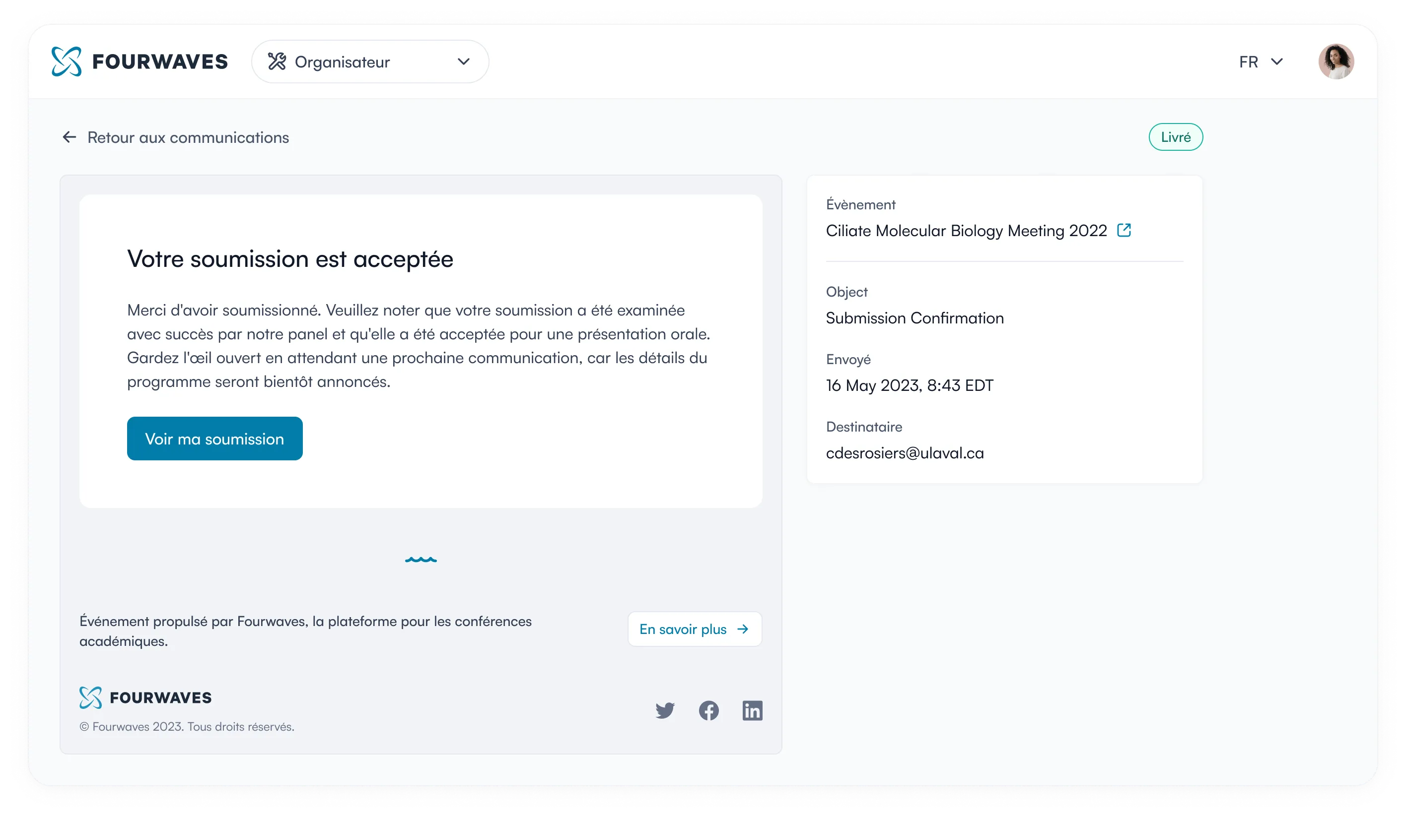 courriel communication