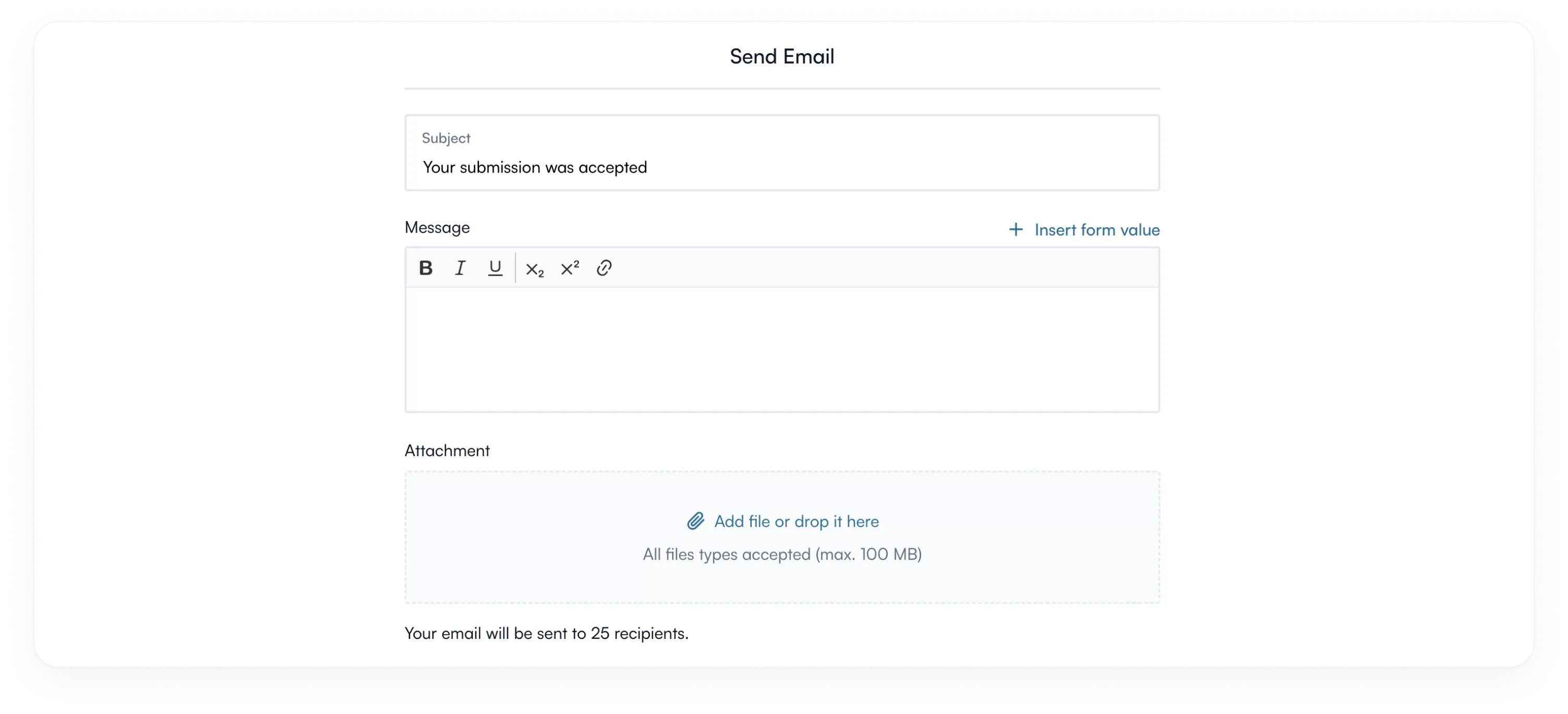 email attachement