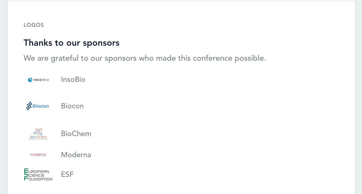 Logos Content Block