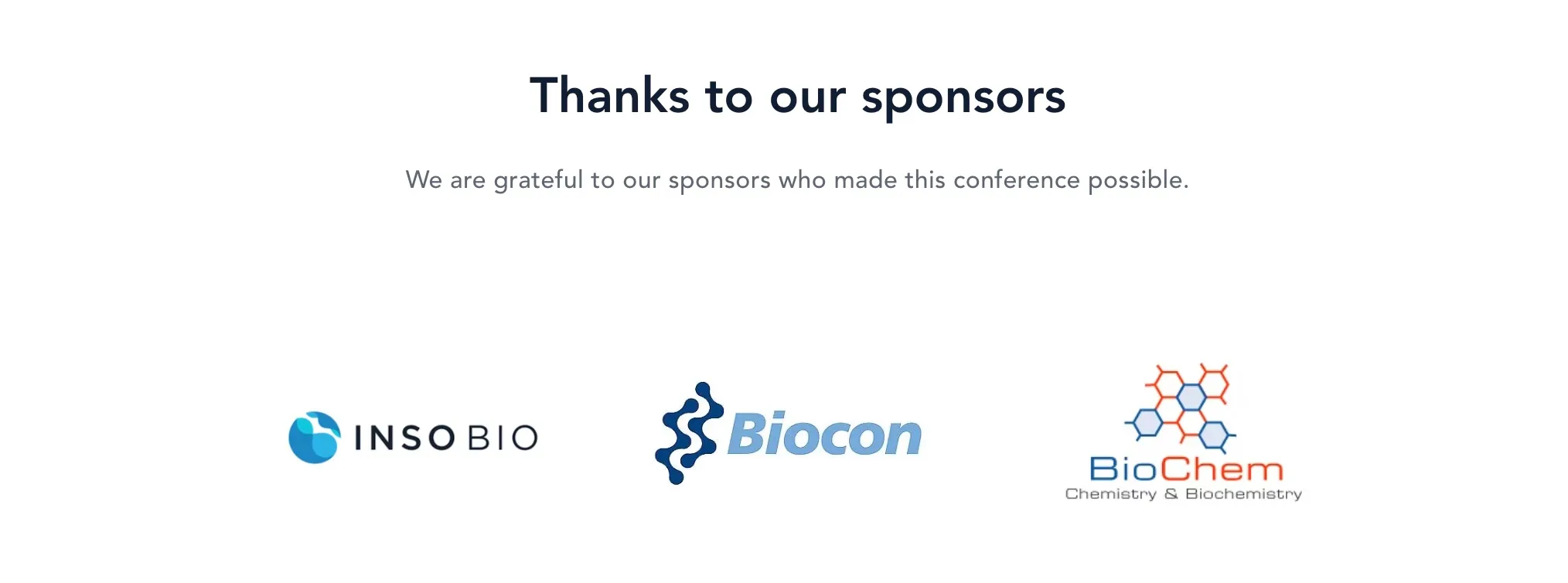 Sponsor logos
