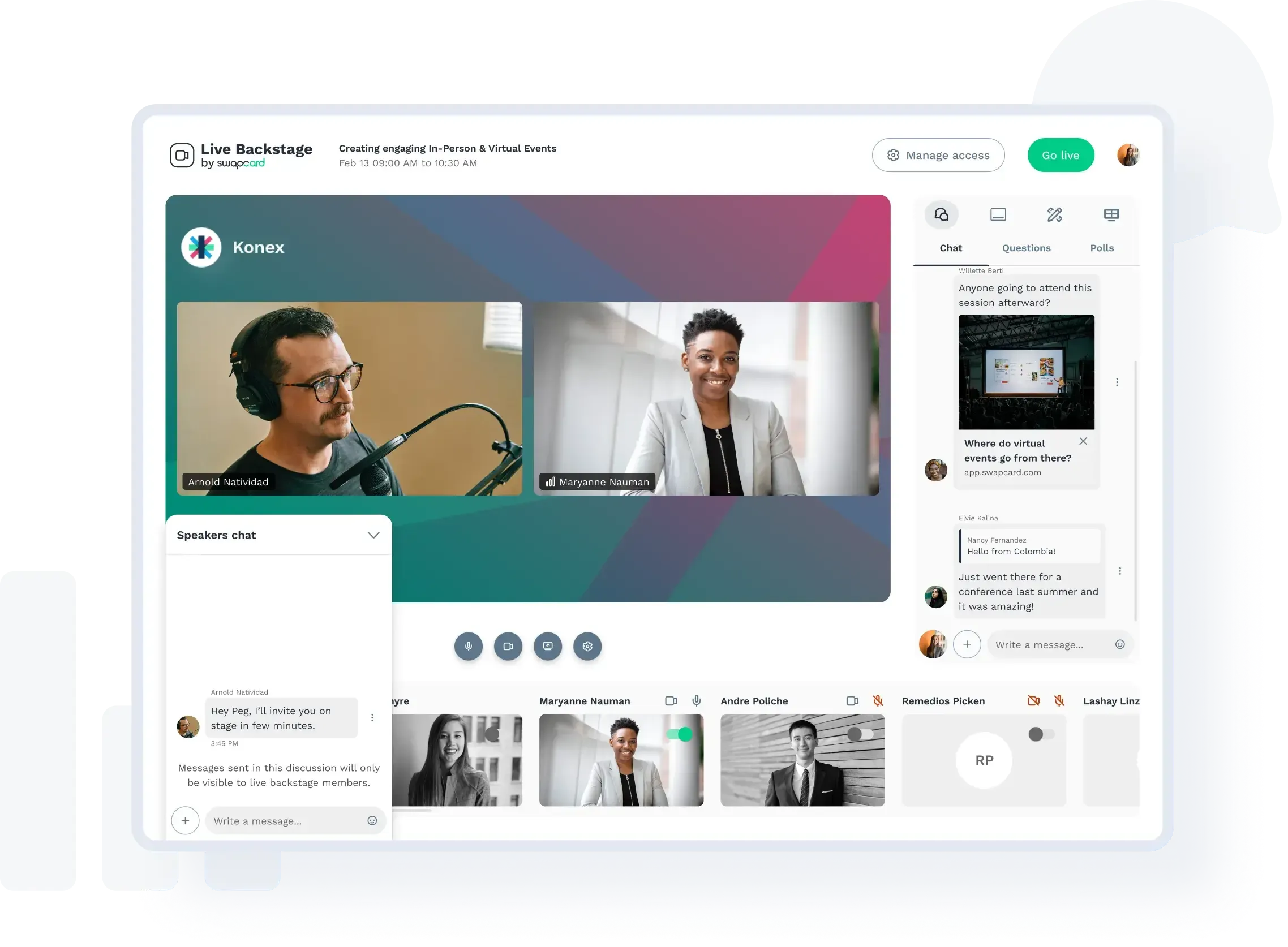 virtual event platforms swapcard