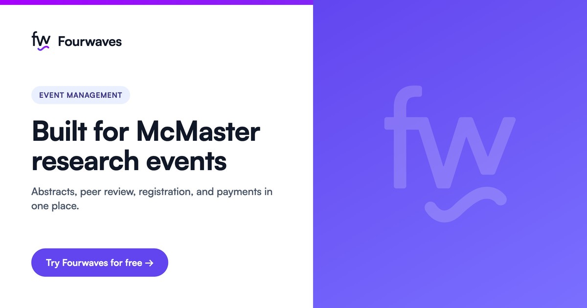 McMaster event management software - Fourwaves