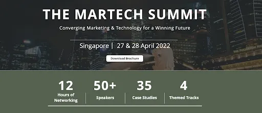 MARTECH summit stats screenshot