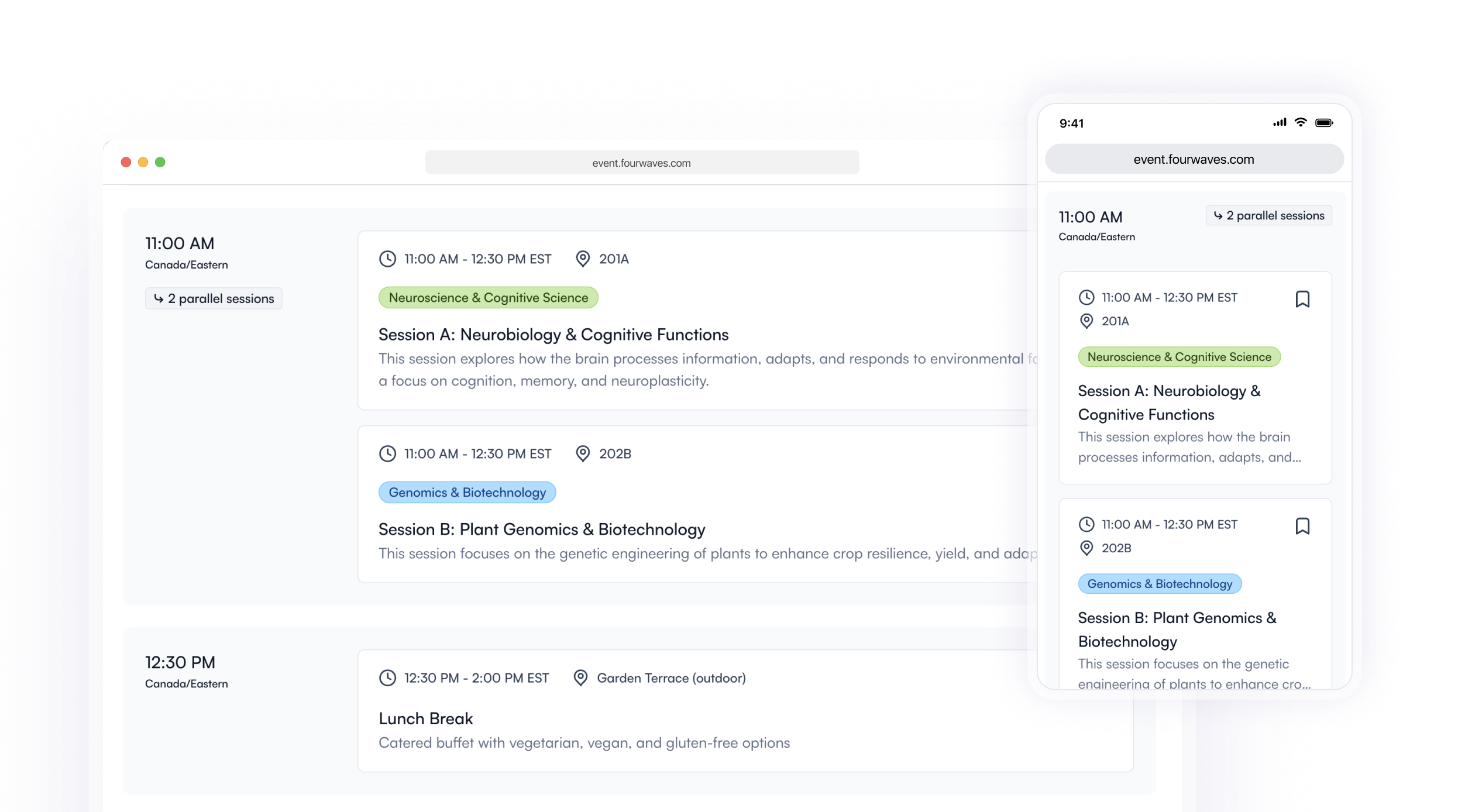 Configuration de l'espace virtuel dans Fourwaves