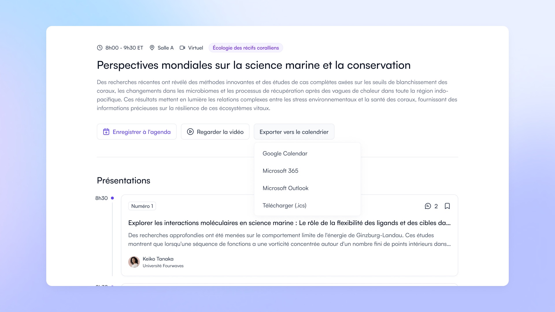 Download to calendar