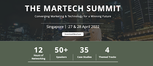 MARTECH summit stats screenshot