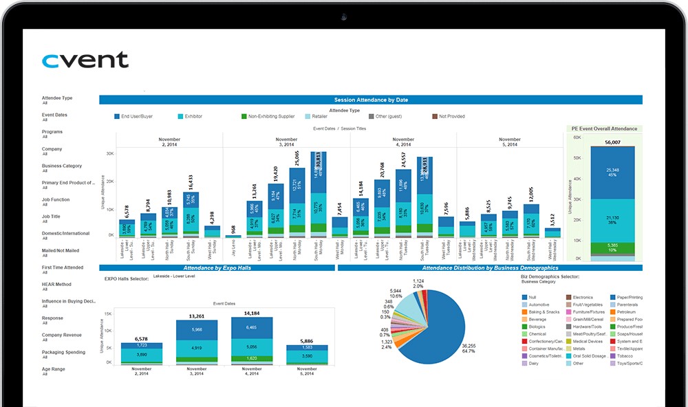 Cvent interface