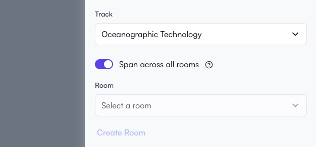 Span a session across all rooms