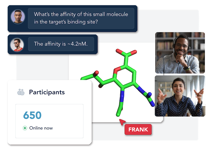 Virtual and hybrid app and virtual poster sessions on Fourwaves