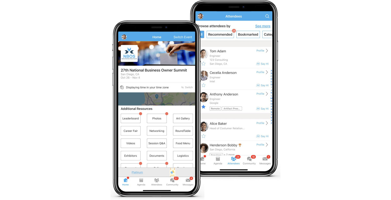 Whova Mobile app