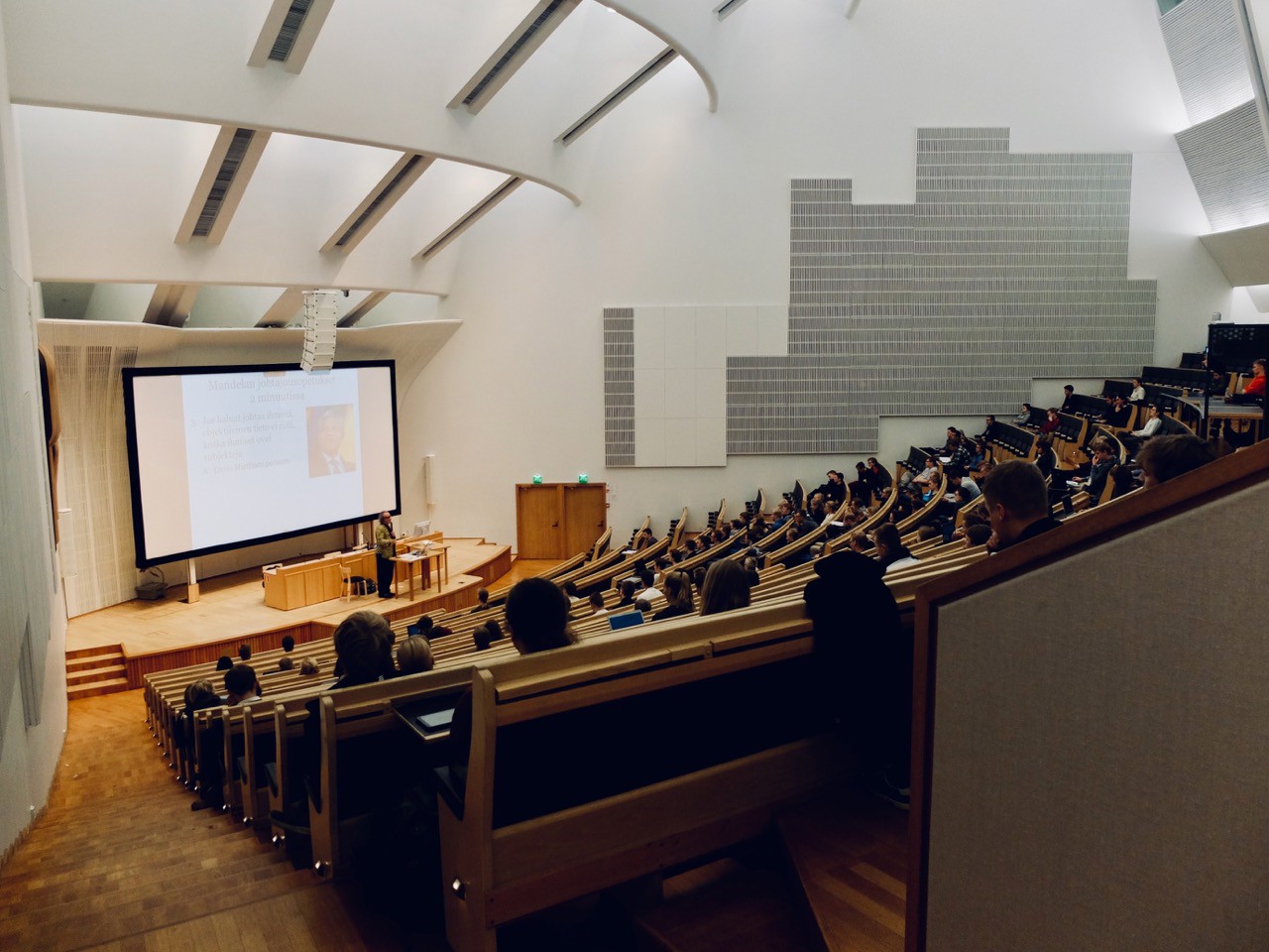 A conference hall at a university
